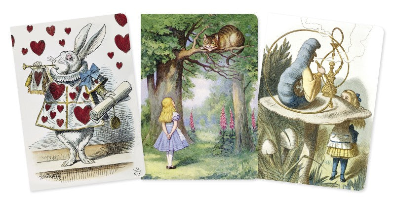 Flame Tree Publishing - Alice in Wonderland Set of 3 Standard