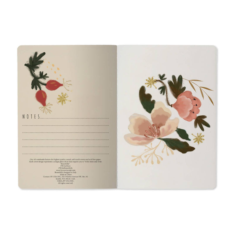 BV by Bruno Visconti - Notebook - Bloom Flowers 