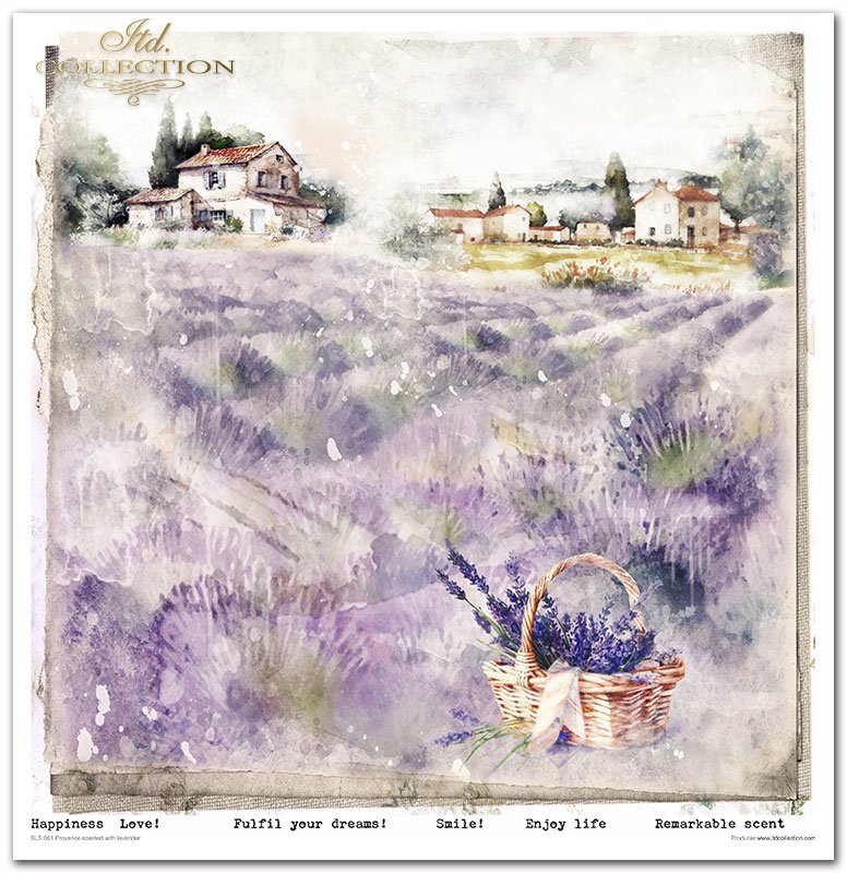 ITD Collection - Provence Scrapbooking Papers