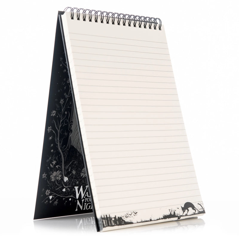 Conquest Journals - Waiting For the Night Top-Spiral Steno Notepad