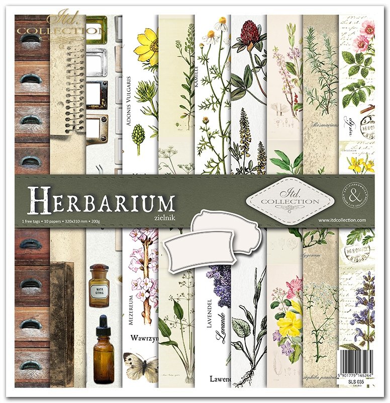 ITD Collection - Herbarium Scrapbooking Papers