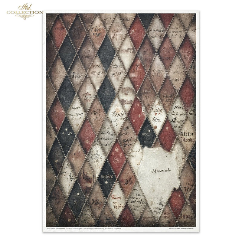 ITD Collection - Carnival - Masquerade - Rice Paper Set