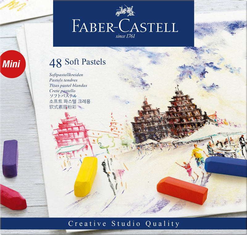 Faber-Castell - Soft Pastel Half Length Sticks - Box of 48