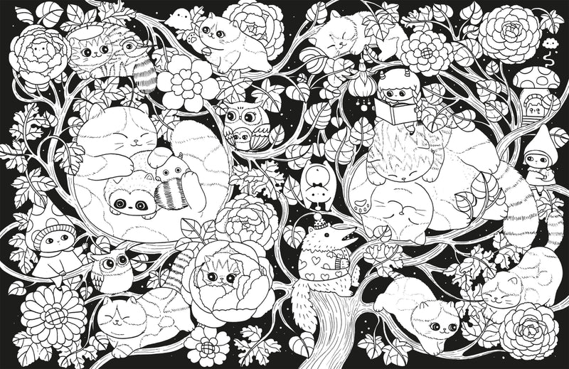 Lulu Mayo - A Million Kittens Coloring Book