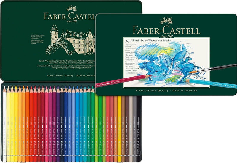 Faber-Castell - Albrecht Durer Artists' Watercolor Pencils - Tin of 36