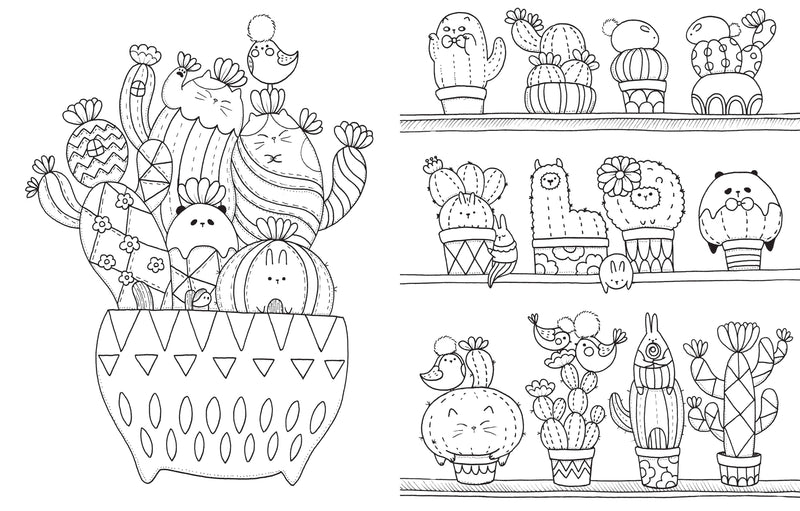 Lulu Mayo - A Million Cute Animals Coloring Book