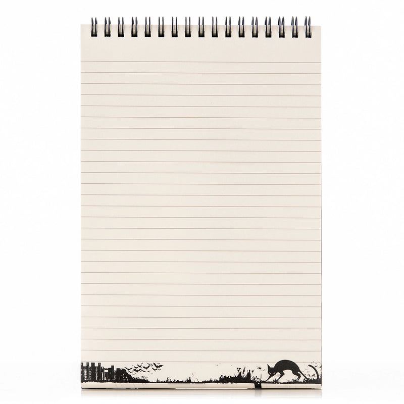 Conquest Journals - Waiting For the Night Top-Spiral Steno Notepad