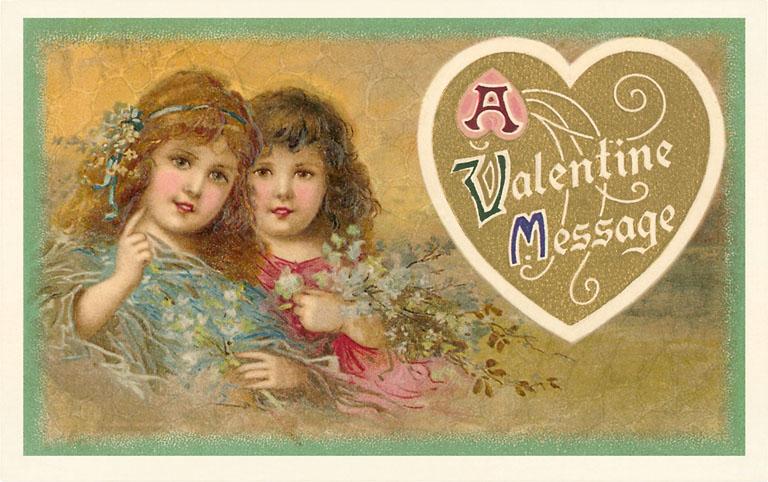 Found Image Press - Postcard - A Valentine Message