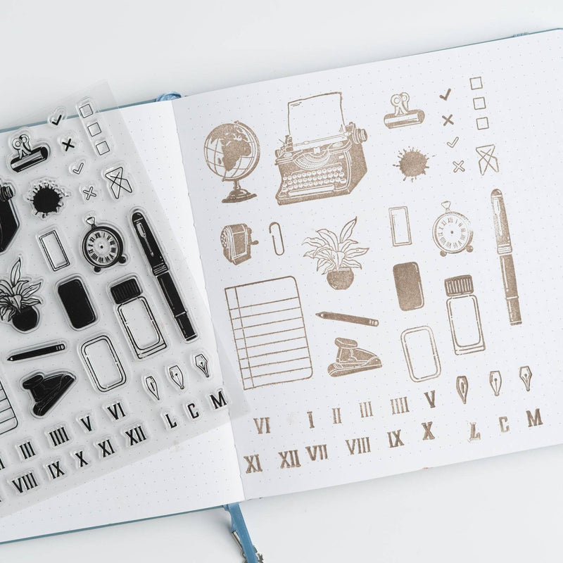 Archer and Olive - The Writer's Desk Acrylic Stamp Set
