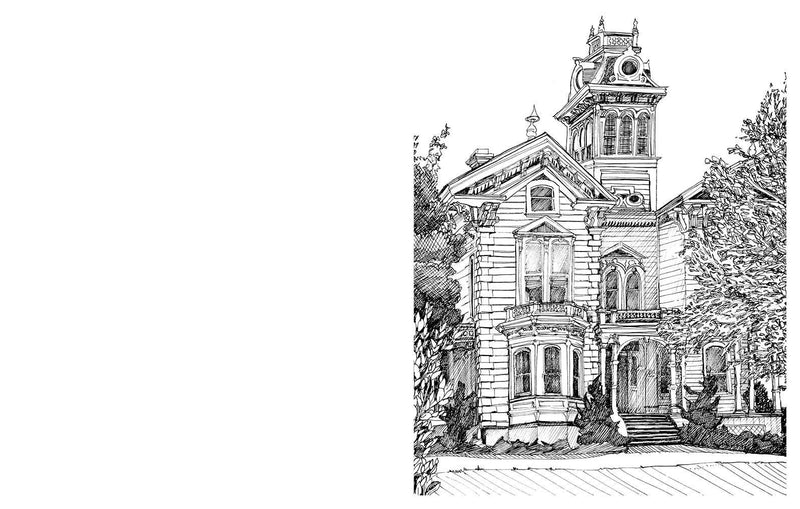 Shirley Salzman - Victorian Buildings of the American West: A Coloring Book