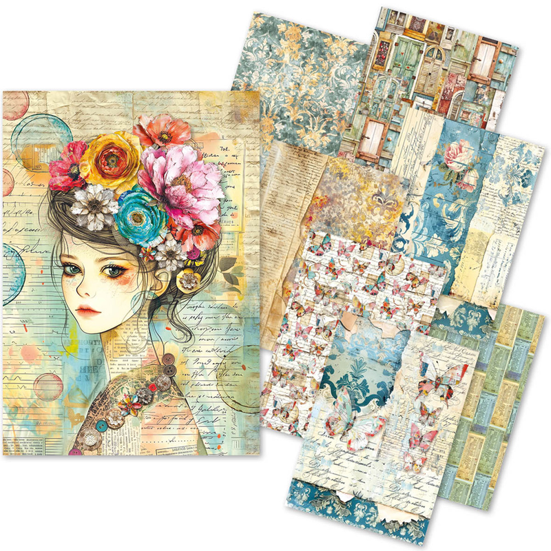 Ciao Bella - Craft Mix - Quintessential - Mixed A5 Paper Pack