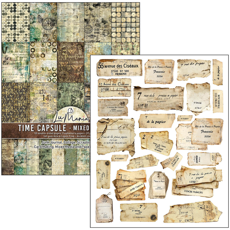 Ciao Bella - Time Capsule - A4 Maxi Mixed Media Book