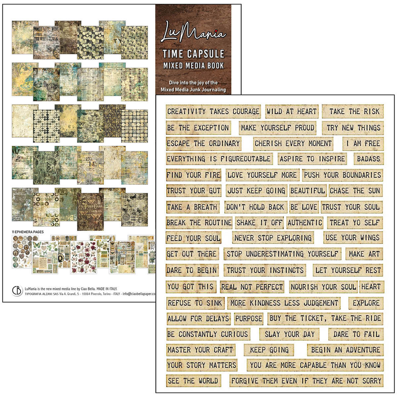Ciao Bella - Time Capsule - A4 Maxi Mixed Media Book