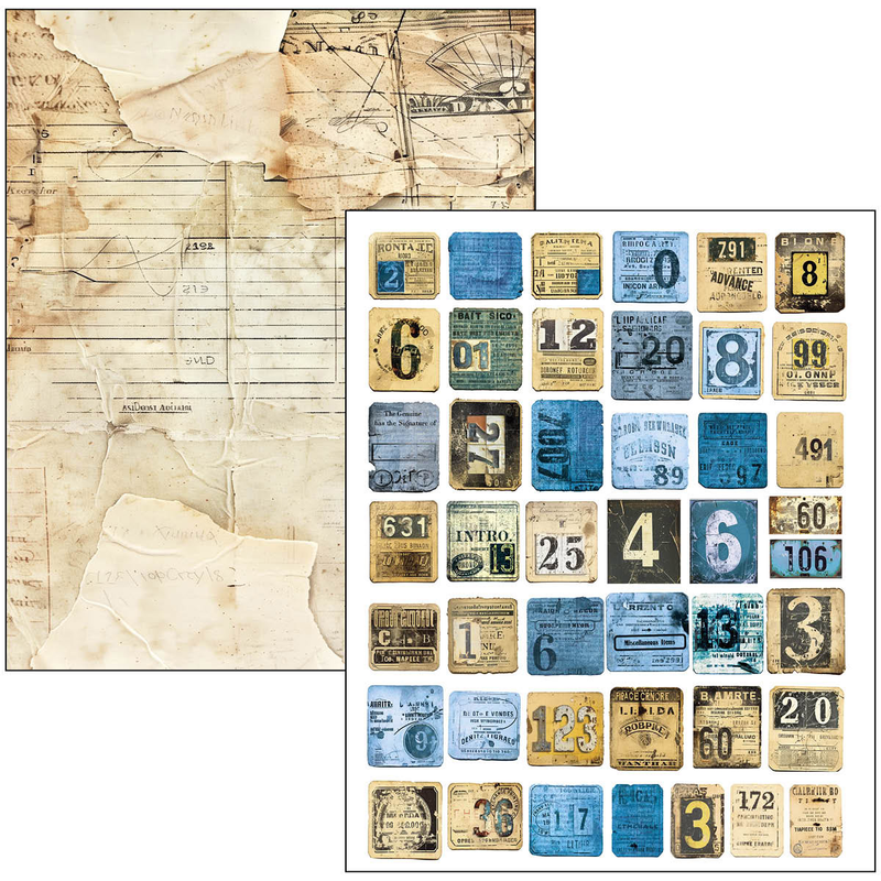 Ciao Bella - Urban Blue Denim - A4 Maxi Mixed Media Book