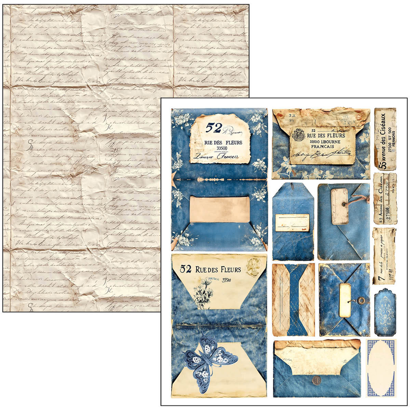 Ciao Bella - Urban Blue Denim - A4 Maxi Mixed Media Book