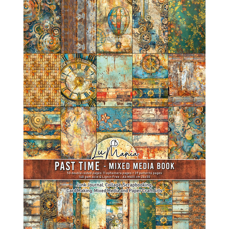 Ciao Bella - Past Time - A4 Maxi Mixed Media Book