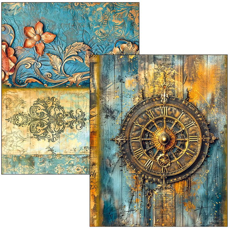 Ciao Bella - Past Time - A4 Maxi Mixed Media Book