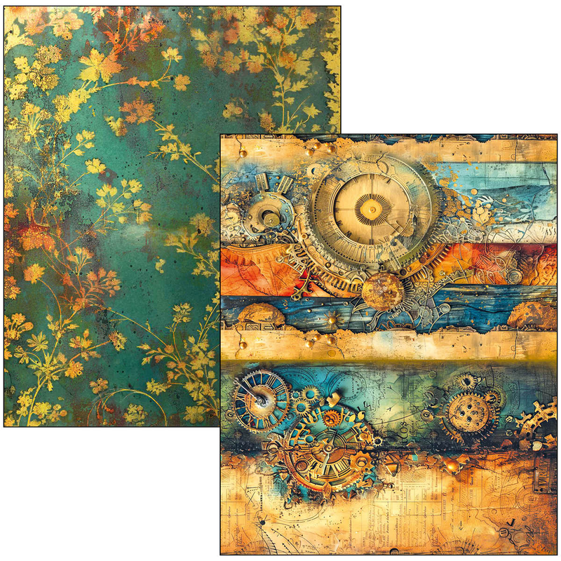 Ciao Bella - Past Time - A4 Maxi Mixed Media Book