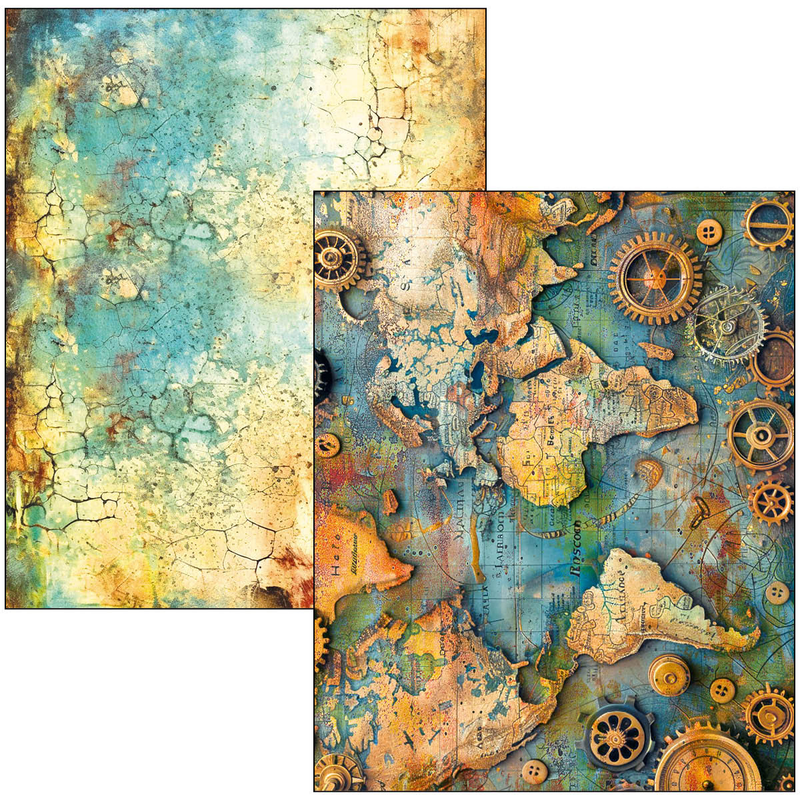 Ciao Bella - Past Time - A4 Maxi Mixed Media Book