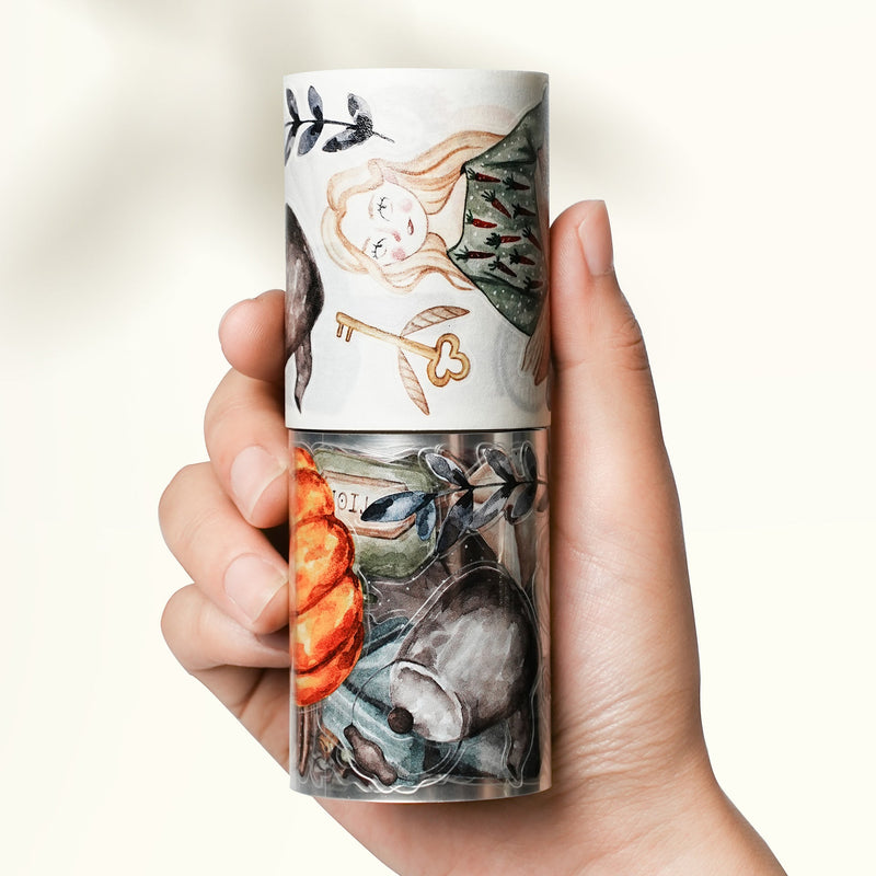 The Washi Tape Shop - Pre-cut Pumpkin Spell Wide Washi/PET Tape