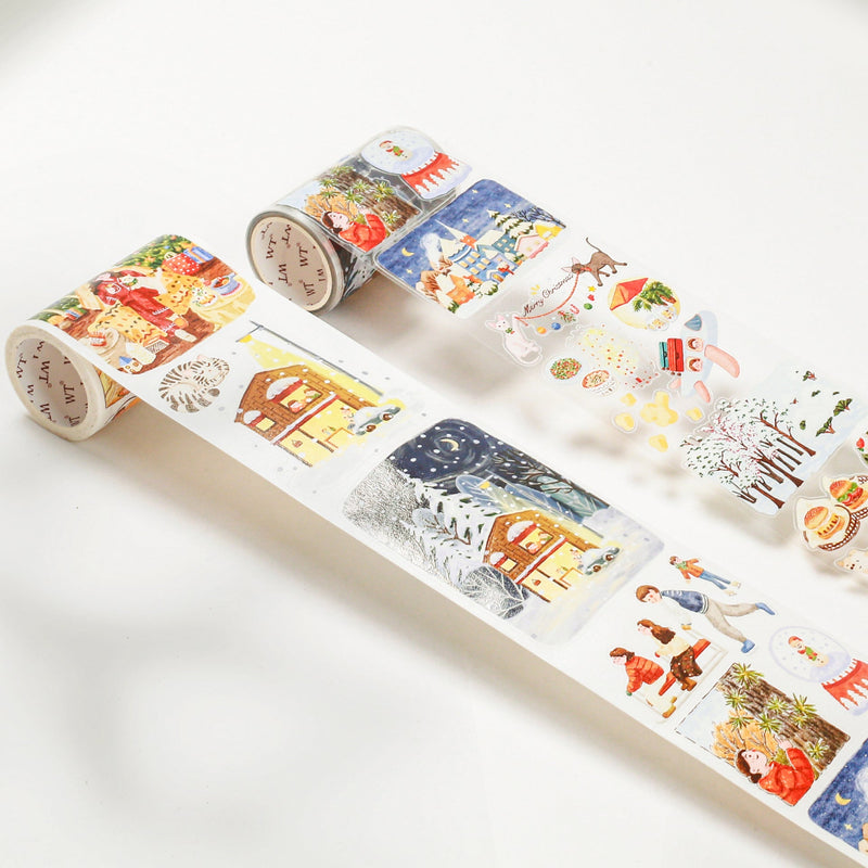 The Washi Tape Shop - Pre-cut Reindeer's Journey Wide Washi/PET Tape