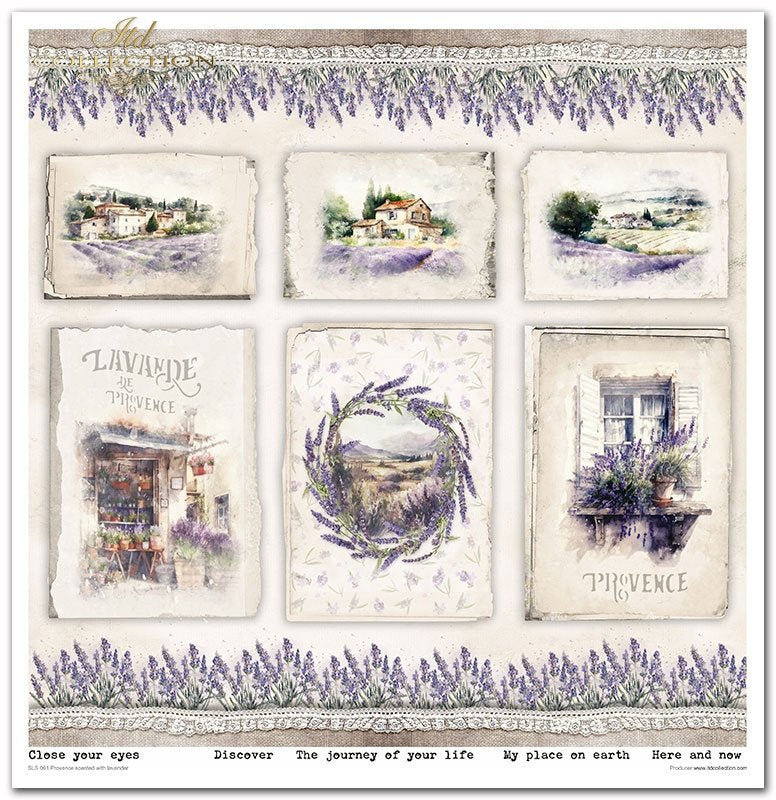 ITD Collection - Provence Scrapbooking Papers
