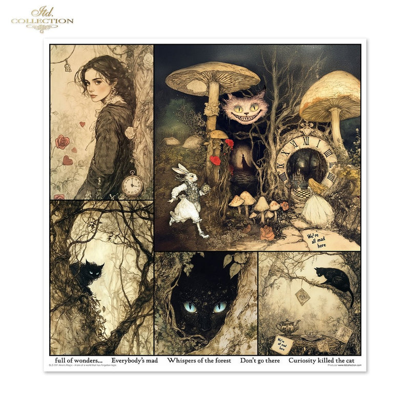 ITD Collection - Alice's Magic Vol.1  Scrapbooking Papers