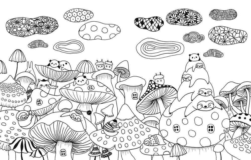 Lulu Mayo - A Million Sloths Coloring Book