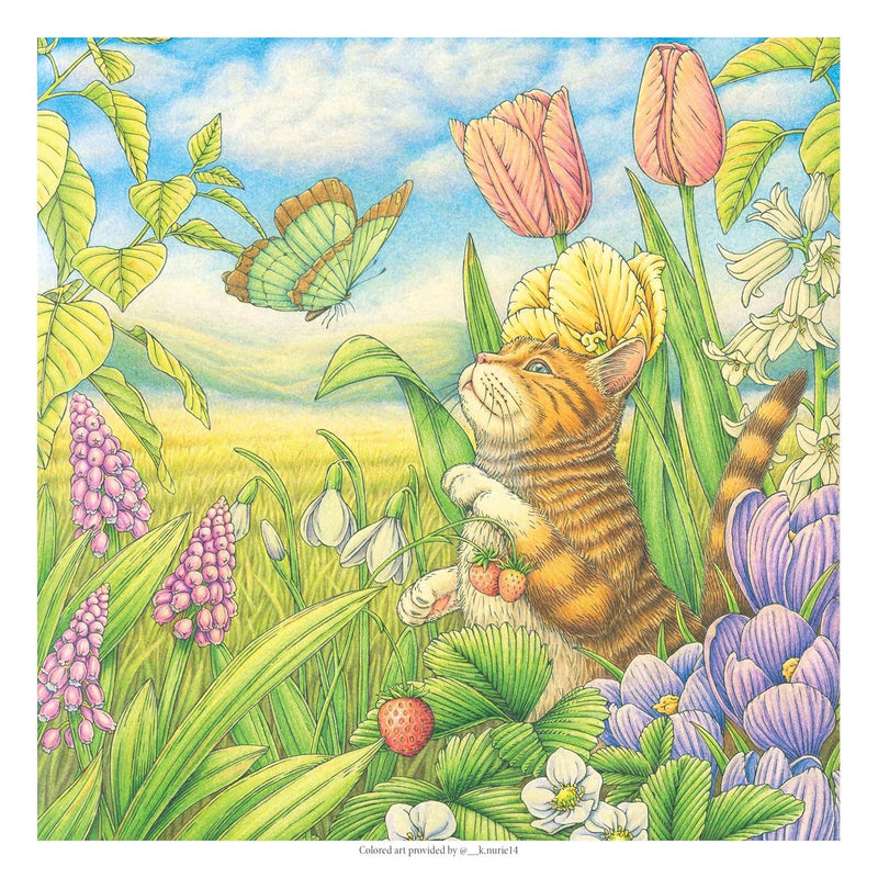 Kanoko Egusa - Leon's Journey Coloring Book - A Curious Cat's Adventure