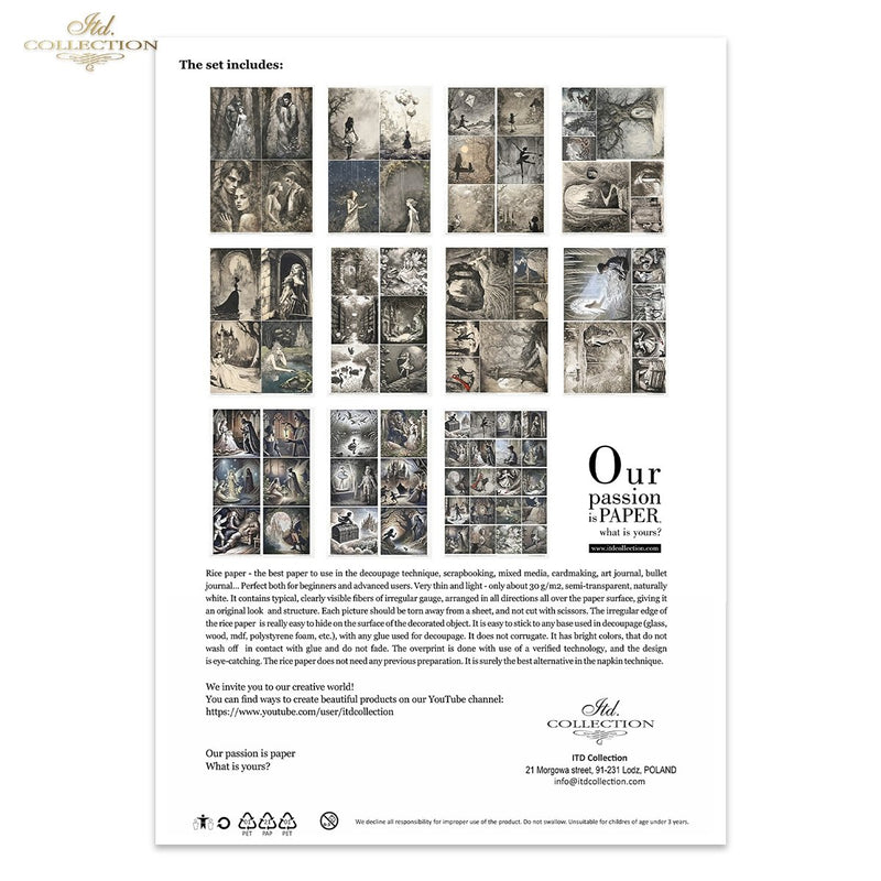 ITD Collection - Lost in a Fairy Tale Rice Paper Set