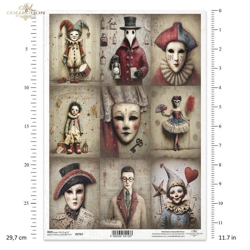 ITD Collection - Carnival - Rice Paper - R2767