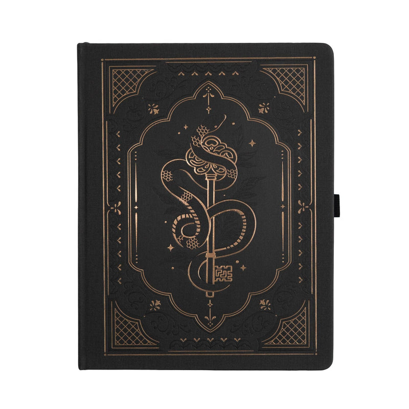 Archer and Olive - LS Coiled Key - Dot Grid Notebook - Black