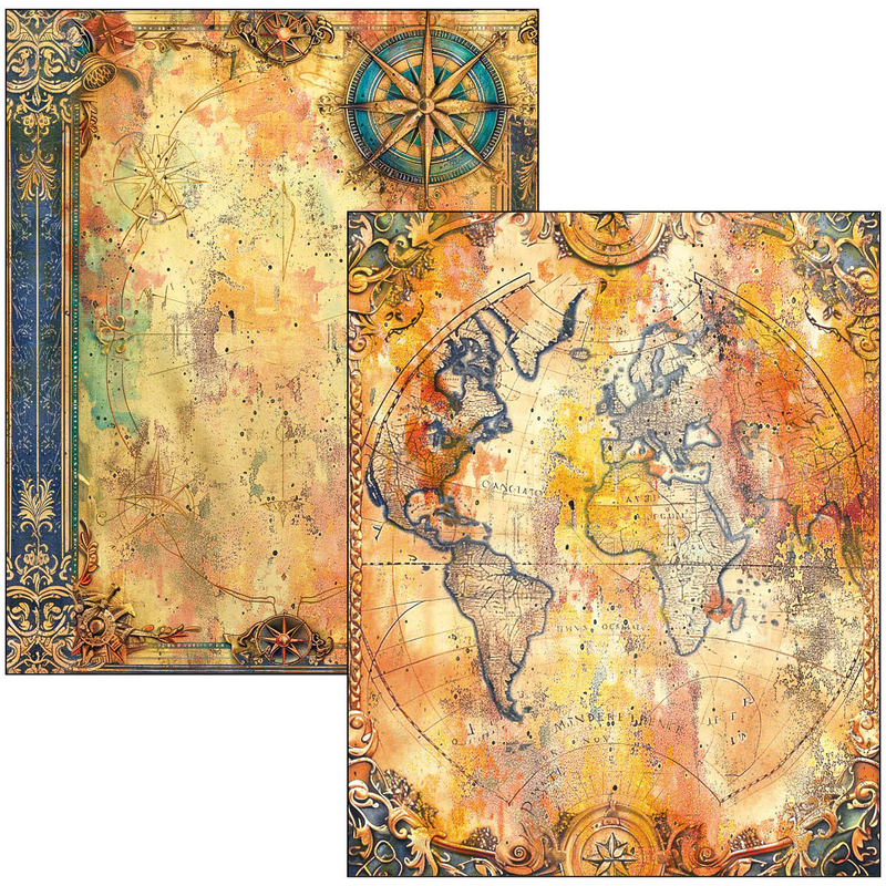 Ciao Bella - Past Time - A4 Maxi Mixed Media Book