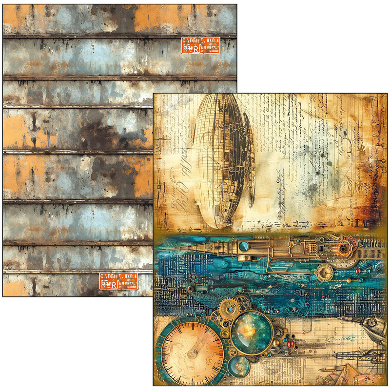 Ciao Bella - Past Time - A4 Maxi Mixed Media Book