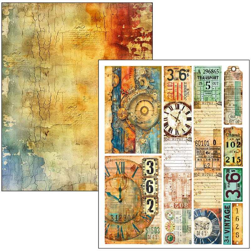 Ciao Bella - Past Time - A4 Maxi Mixed Media Book
