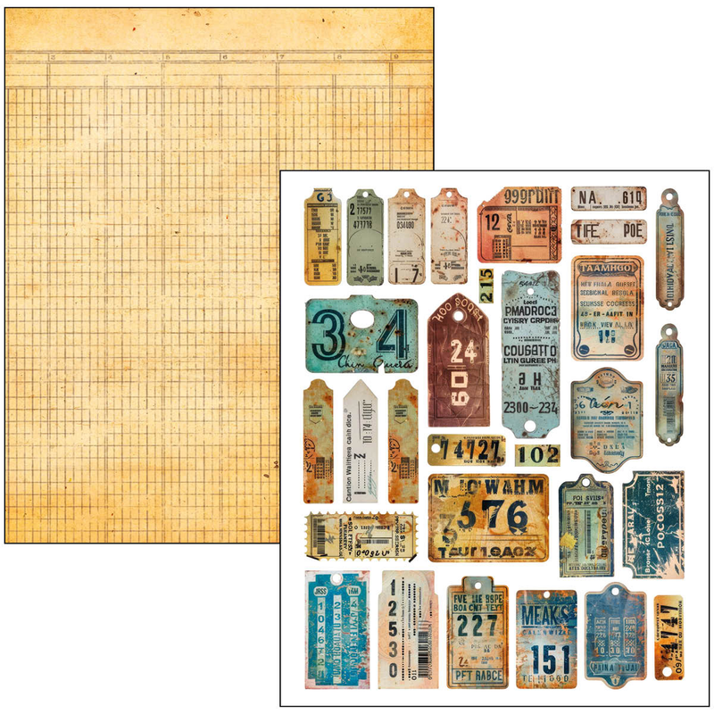 Ciao Bella - Past Time - A4 Maxi Mixed Media Book