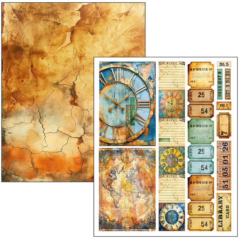 Ciao Bella - Past Time - A4 Maxi Mixed Media Book