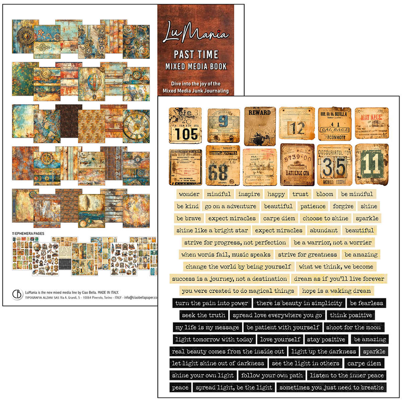 Ciao Bella - Past Time - A4 Maxi Mixed Media Book