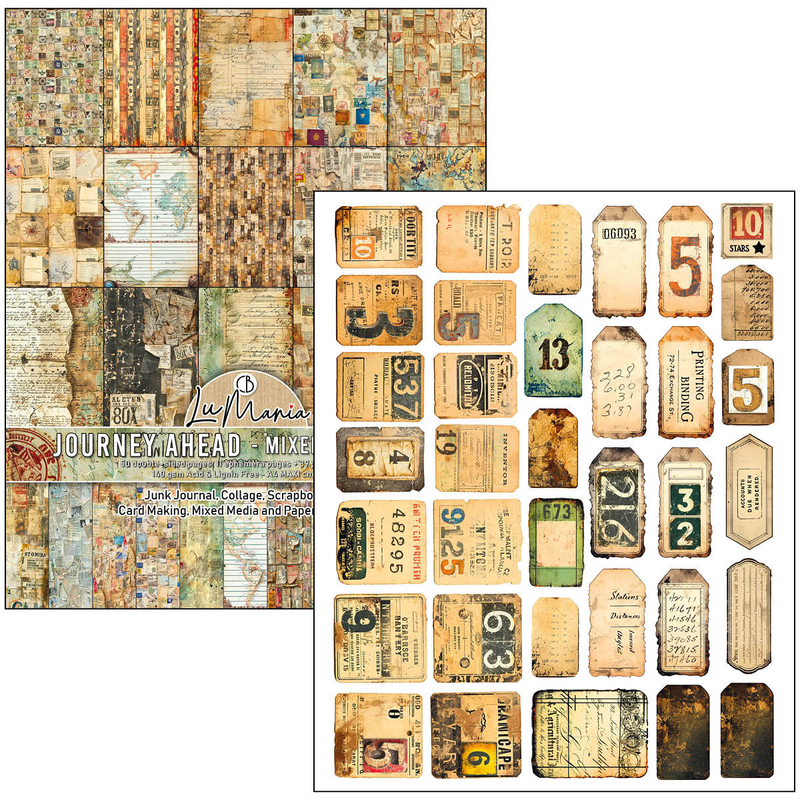 Ciao Bella - Journey Ahead - A4 Maxi Mixed Media Book