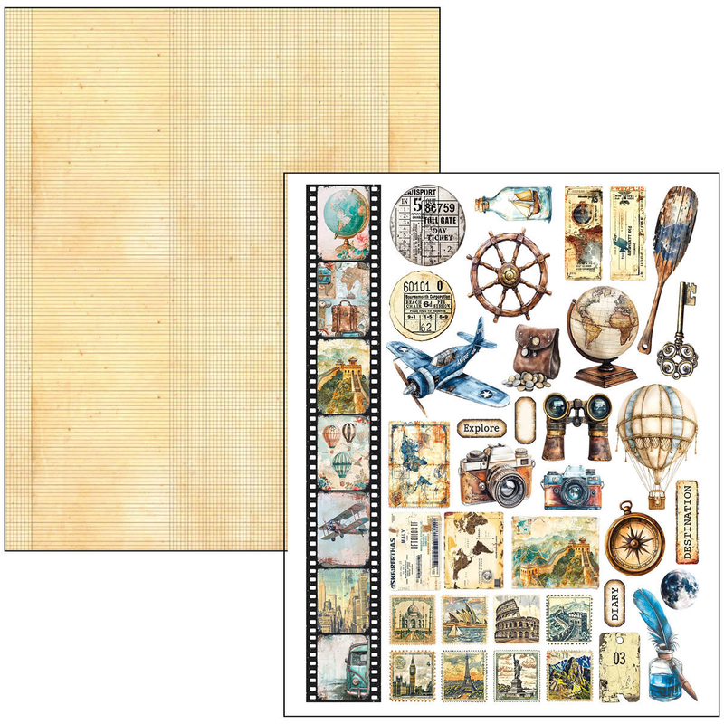 Ciao Bella - Journey Ahead - A4 Maxi Mixed Media Book