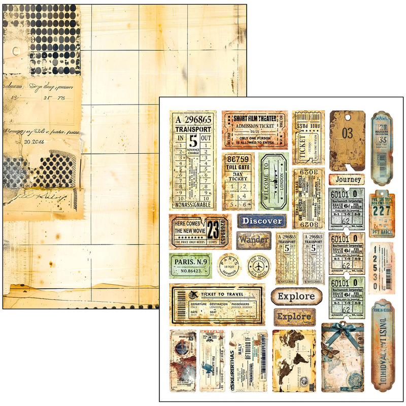 Ciao Bella - Journey Ahead - A4 Maxi Mixed Media Book