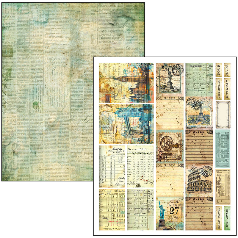 Ciao Bella - Journey Ahead - A4 Maxi Mixed Media Book