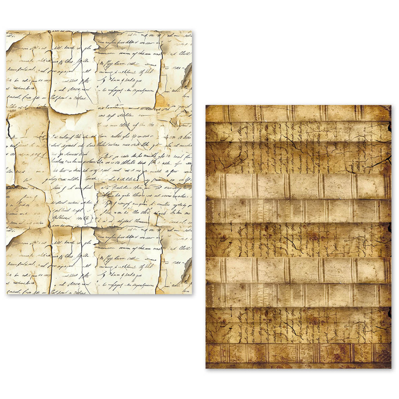 Ciao Bella - Vintage Manuscript - A5 Tissue Paper Set
