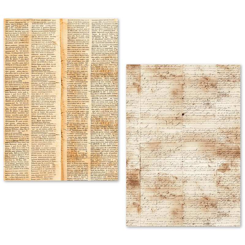 Ciao Bella - Vintage Manuscript - A5 Tissue Paper Set