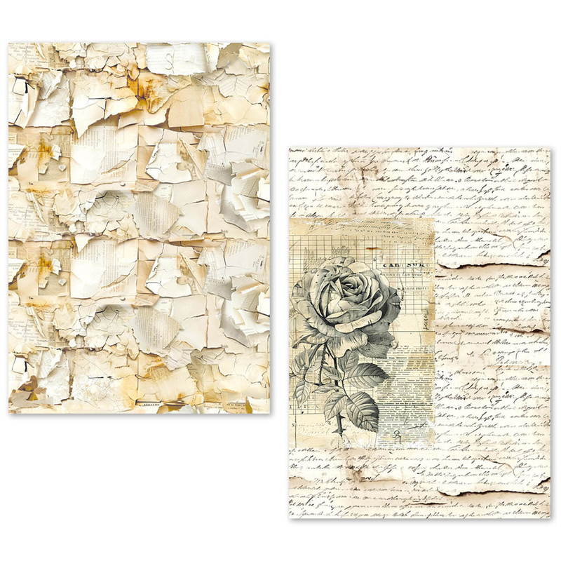 Ciao Bella - Vintage Manuscript - A5 Tissue Paper Set