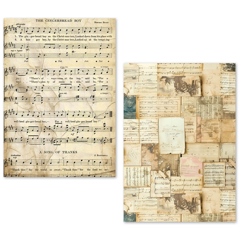 Ciao Bella - Music Sheet - A5 Tissue Paper Set