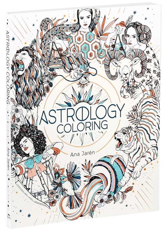 Ana Jarén - Astrology Coloring Book