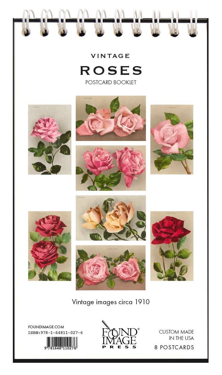 Found Image Press - Roses Postcard Booklet