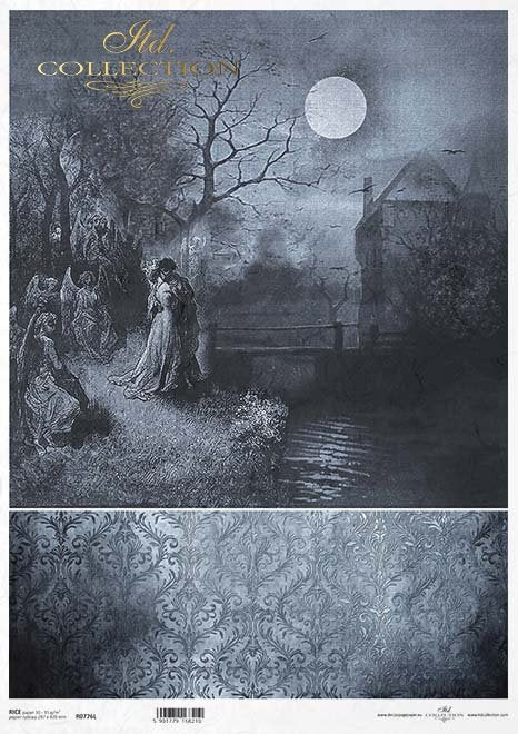 ITD Collection - Gothic Moonlight - Rice Paper