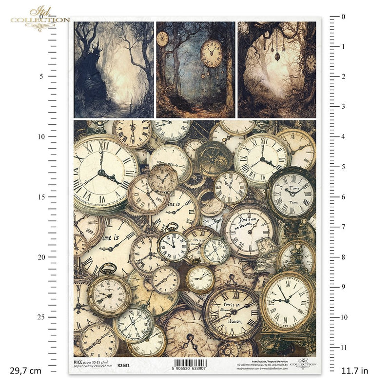 ITD Collection - Alice in Wonderland - Rice Paper - R2631